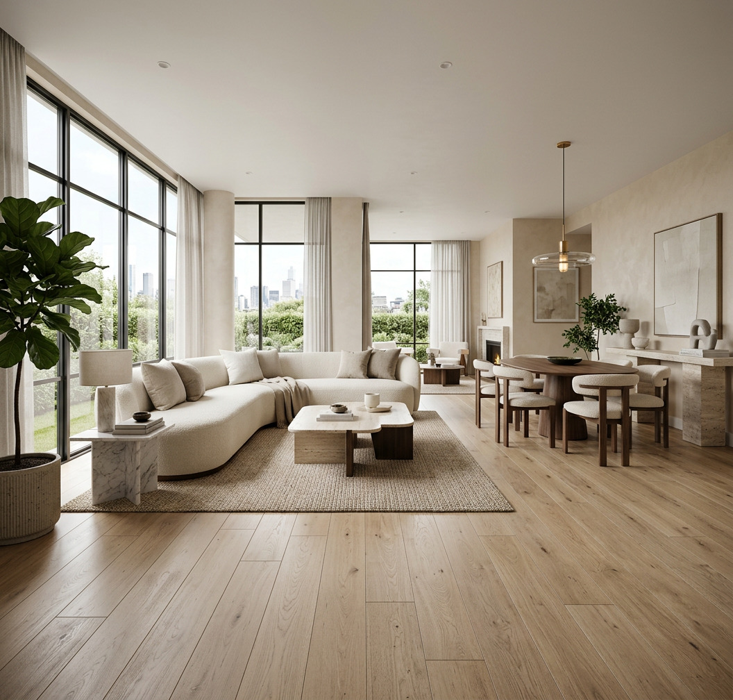 讓自然木紋,成為生活的背景。|Private Residence